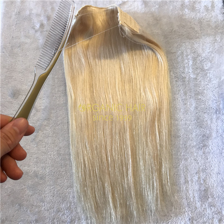 Cheap halo hair extensions and good reviews platinum color X79